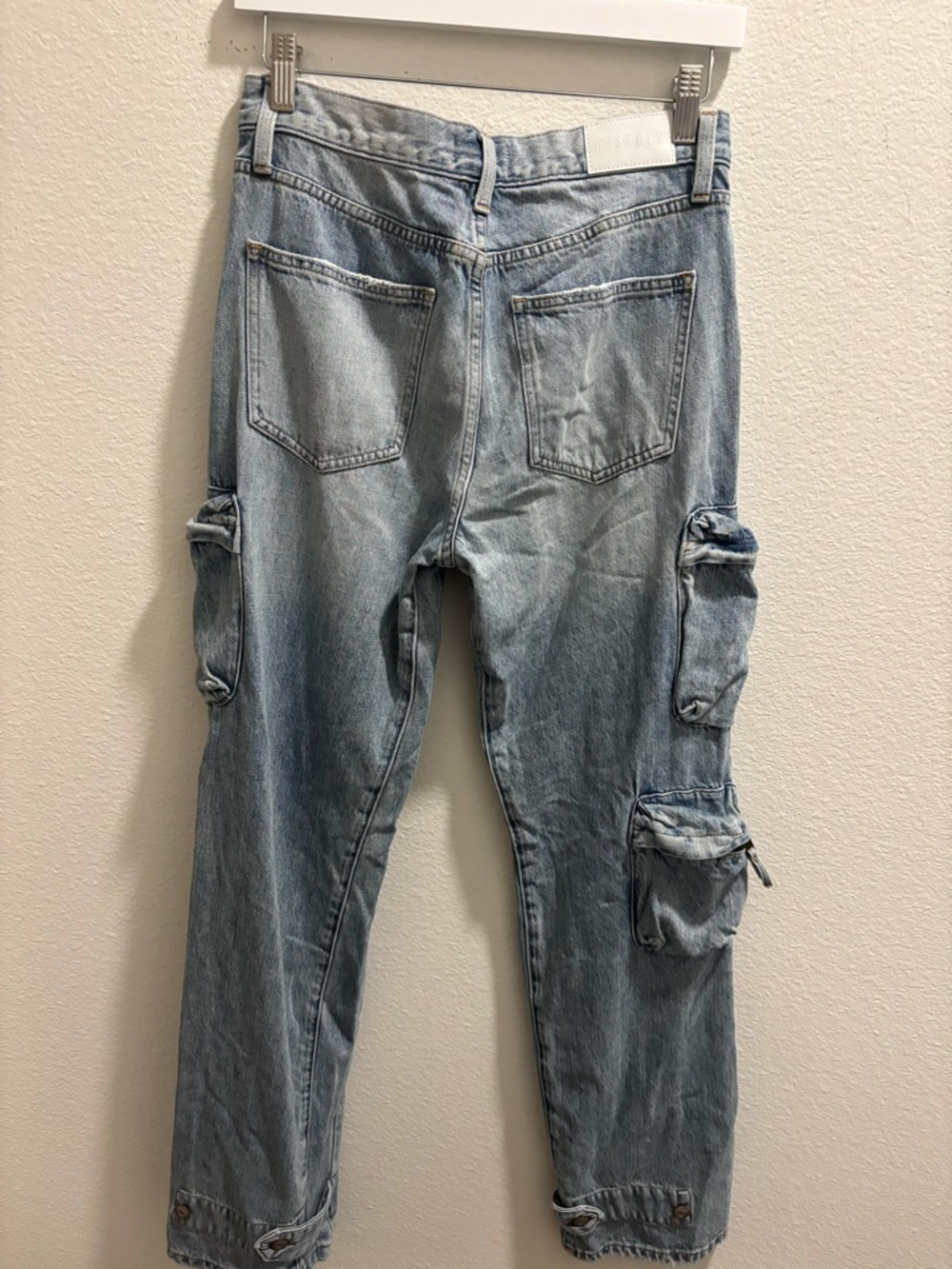 PISTOLA Denim Stretch BOBBIE Cargo Utility Jeans, size 26 - Picture 10 of 12